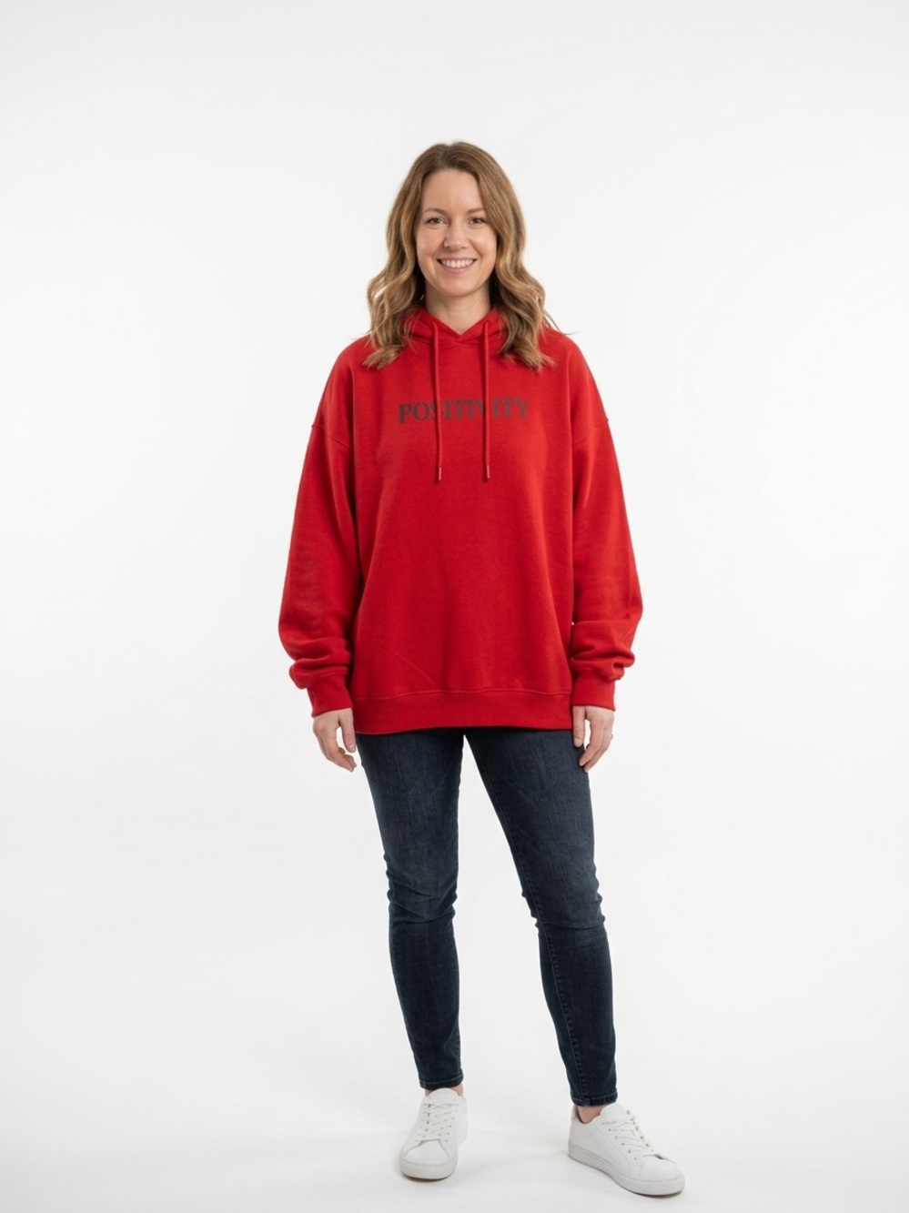 Red Women's Hoodie Sweatshirt